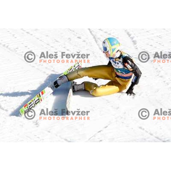 Nejc Dezman of Slovenia during Jumping World Cup Finals Planica, March 15, 2012 in Planica, Slovenia. 