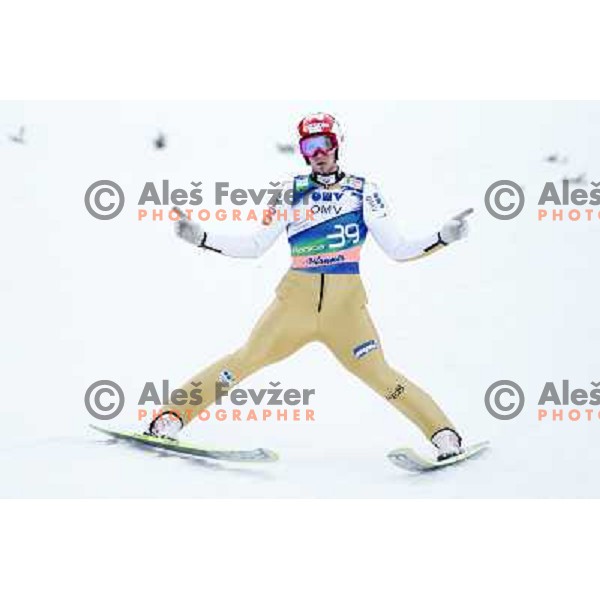 Robert Kranjec of Slovenia during FIS Ski Jumping World Cup Finals Planica, March 16th, 2012 in Planica, Slovenia. 