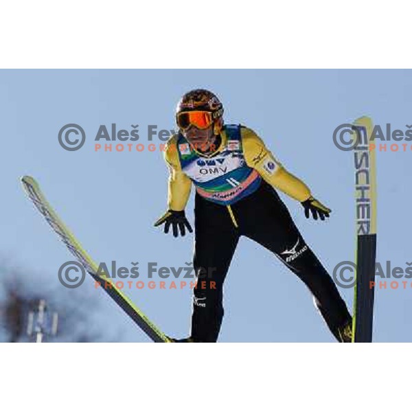 Noriaki Kasai of Japan during FIS Ski Jumping World Cup Planica, March 16, 2012 in Planica, Slovenia. 