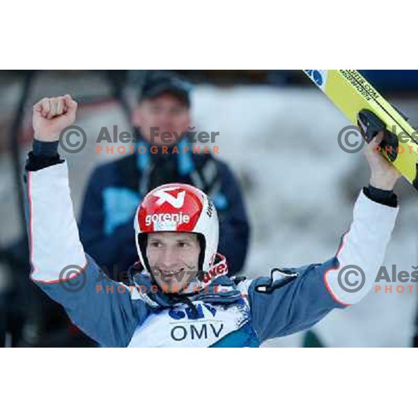 Robert Kranjec of Slovenia during FIS Ski Jumping World Cup Finals Planica, March 16th, 2012 in Planica, Slovenia. 