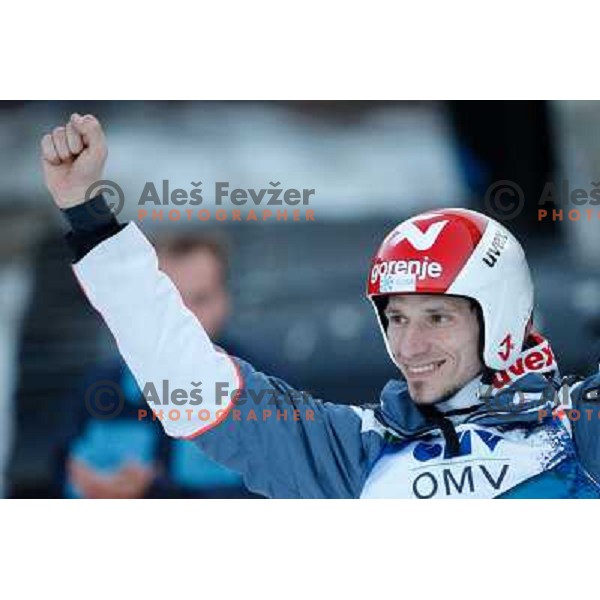 Robert Kranjec of Slovenia during FIS Ski Jumping World Cup Finals Planica, March 16th, 2012 in Planica, Slovenia. 