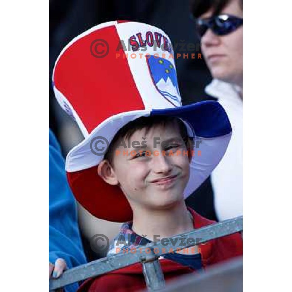 Fans during FIS Ski Jumping World Cup Finals Planica, March 16th, 2012 in Planica, Slovenia. 