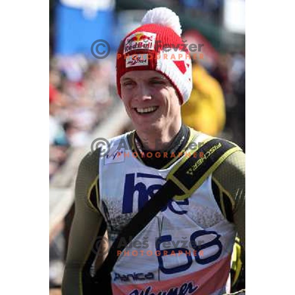 Thomas Morgenstern of Austria during qualifications at 1st day of FIS Ski Jumping World Cup Finals Planica, March 15, 2012 in Planica, Slovenia. 