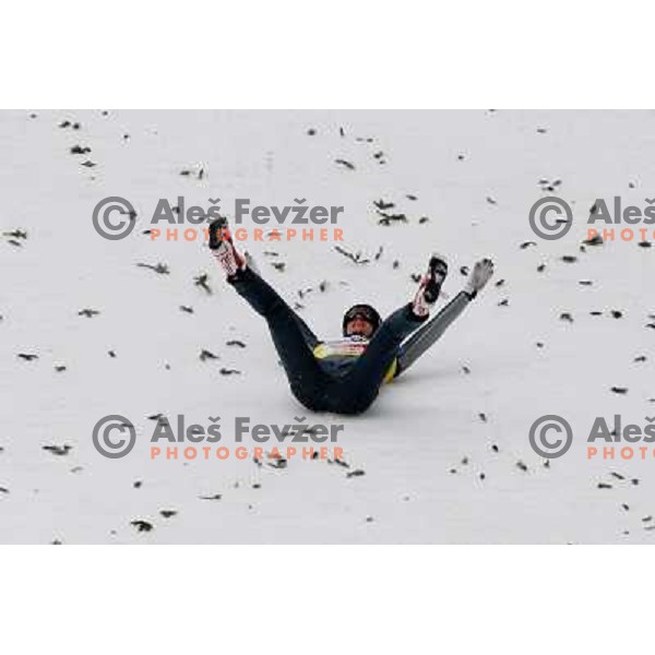 Anders Bardal of Norway, overall World Cup champion during final competition of FIS World Cup Ski Jumping season 2011-2012 in Planica, Slovenia on March 18, 2012 