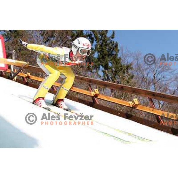 Rune Velta of Norway during team competition FIS Ski Jumping World Cup Planica 2012, on March 17, 2012, Planica, Slovenia. 