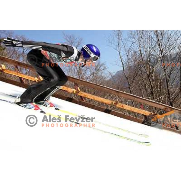 Alexander Sardyko of Russia during team competition FIS Ski Jumping World Cup Planica 2012, on March 17, 2012, Planica, Slovenia. 