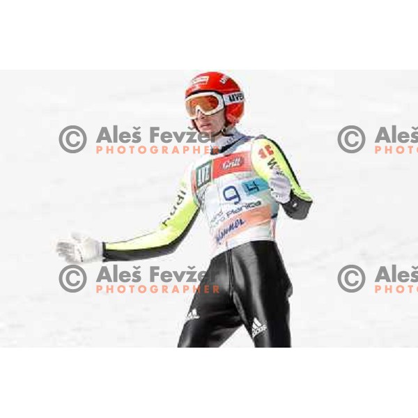 Richard Freitag of Germany during team competition FIS Ski Jumping World Cup Planica 2012, on March 17, 2012, Planica, Slovenia. 