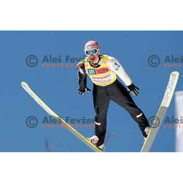 Martin Koch of Austria during team competition FIS Ski Jumping World Cup Planica 2012, on March 17, 2012, Planica, Slovenia. 