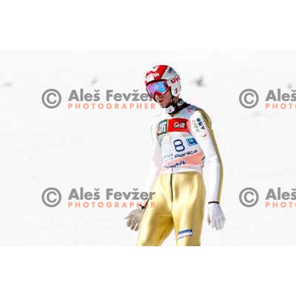 Robert Kranjec of Slovenia during team competition FIS Ski Jumping World Cup Planica 2012, on March 17, 2012, Planica, Slovenia. 