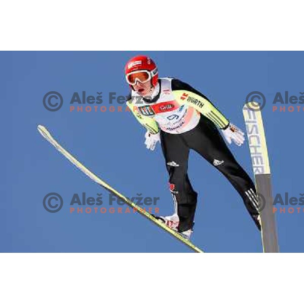 Richard Freitag of Germany during team competition FIS Ski Jumping World Cup Planica 2012, on March 17, 2012, Planica, Slovenia. 