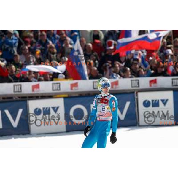 Jure Sinkovec of Slovenia during team competition FIS Ski Jumping World Cup Planica 2012, on March 17, 2012, Planica, Slovenia. 