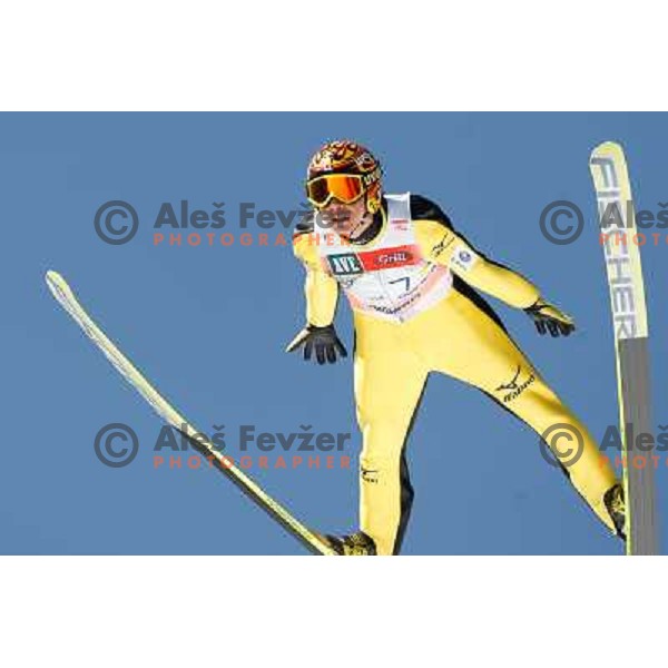 Noriaki Kasai of Japan during team competition FIS Ski Jumping World Cup Planica 2012, on March 17, 2012, Planica, Slovenia. 