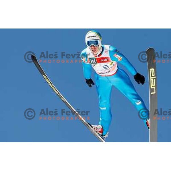 Jure Sinkovec of Slovenia during team competition FIS Ski Jumping World Cup Planica 2012, on March 17, 2012, Planica, Slovenia. 