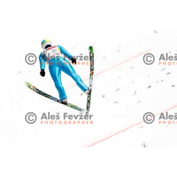 Jure Sinkovec of Slovenia during team competition FIS Ski Jumping World Cup Planica 2012, on March 17, 2012, Planica, Slovenia. 