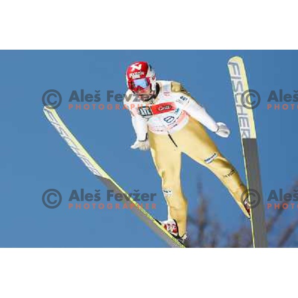 Robert Kranjec of Slovenia during team competition FIS Ski Jumping World Cup Planica 2012, on March 17, 2012, Planica, Slovenia. 