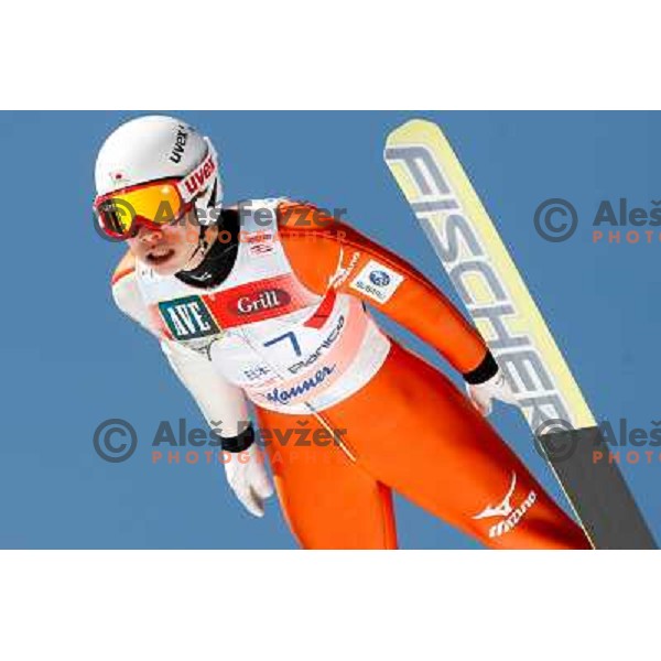 Taku Takeuchi of Japan during team competition FIS Ski Jumping World Cup Planica 2012, on March 17, 2012, Planica, Slovenia. 