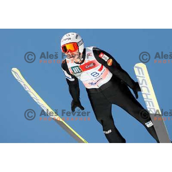 Jurij Tepes of Slovenia during team competition FIS Ski Jumping World Cup Planica 2012, on March 17, 2012, Planica, Slovenia. 