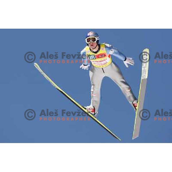 Thomas Morgenstern of Austria during team competition FIS Ski Jumping World Cup Planica 2012, on March 17, 2012, Planica, Slovenia. 