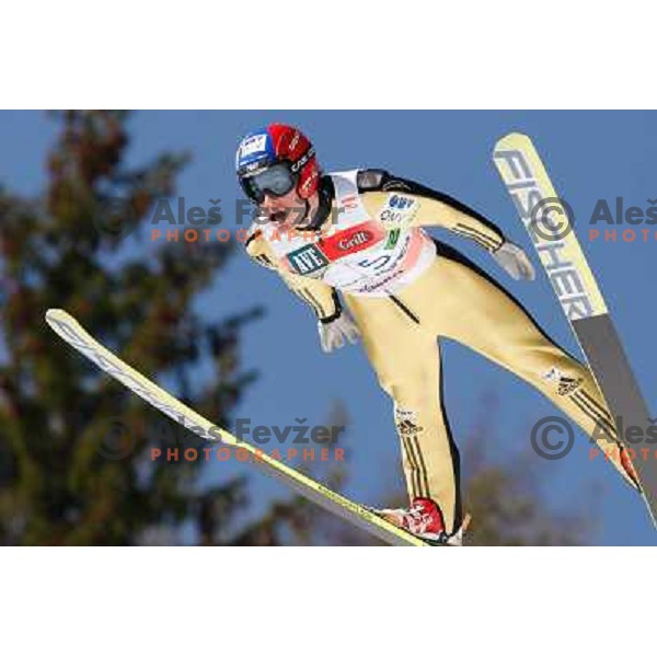 Jan Matura of Czech Republic during team competition FIS Ski Jumping World Cup Planica 2012, on March 17, 2012, Planica, Slovenia. 