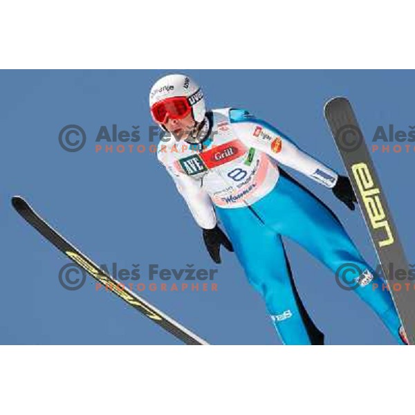 Jaka Hvala of Slovenia during team competition FIS Ski Jumping World Cup Planica 2012, on March 17, 2012, Planica, Slovenia. 