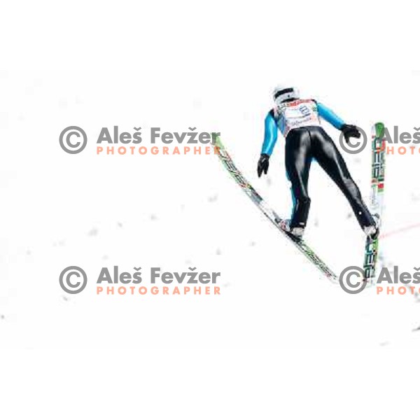 Jaka Hvala of Slovenia during team competition FIS Ski Jumping World Cup Planica 2012, on March 17, 2012, Planica, Slovenia. 