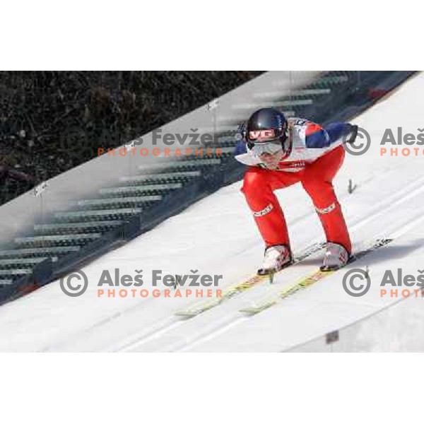 Bjoern Einar Romoeren of Norway during team competition FIS Ski Jumping World Cup Planica 2012, on March 17, 2012, Planica, Slovenia. 