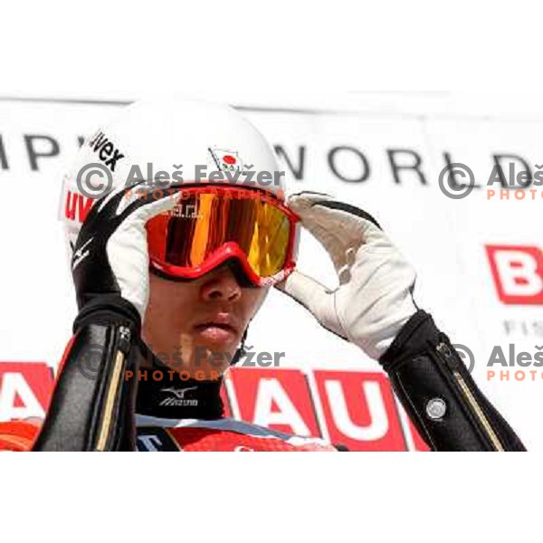 Taku Takeuchi of Japan during team competition FIS Ski Jumping World Cup Planica 2012, on March 17, 2012, Planica, Slovenia. 