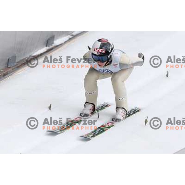 Anders Fannemel of Norway during final competition of FIS World Cup Ski Jumping season 2011-2012 in Planica, Slovenia on March 18, 2012 