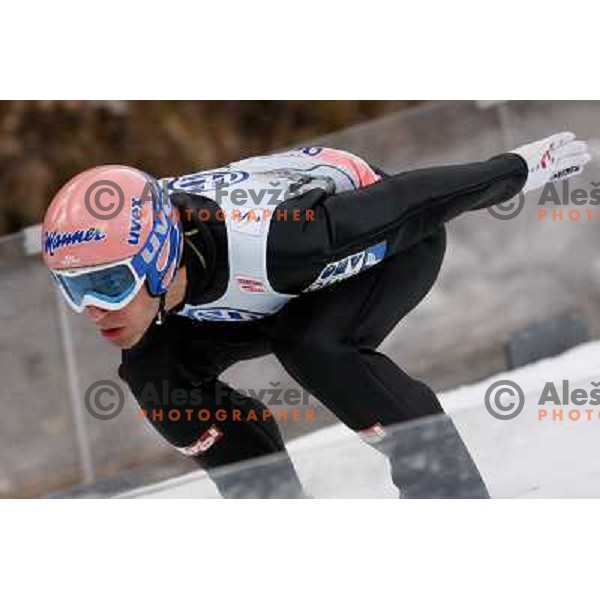Andreas Kofler of Austria during final competition of FIS World Cup Ski Jumping season 2011-2012 in Planica, Slovenia on March 18, 2012 