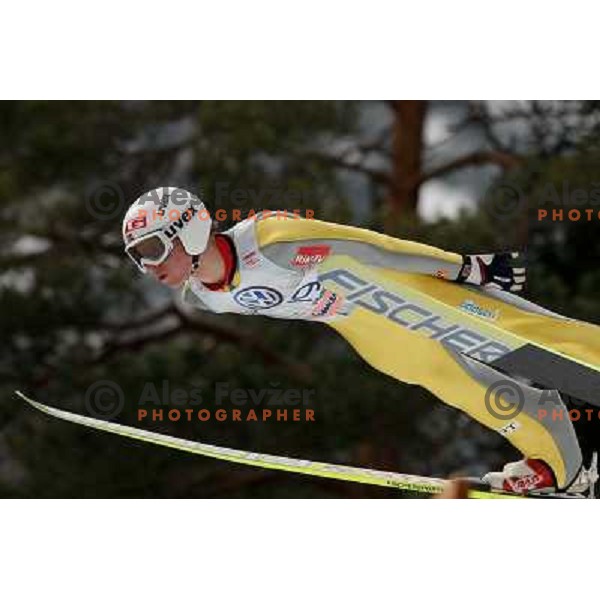 Rune Velta of Japan during final competition of FIS World Cup Ski Jumping season 2011-2012 in Planica, Slovenia on March 18, 2012 