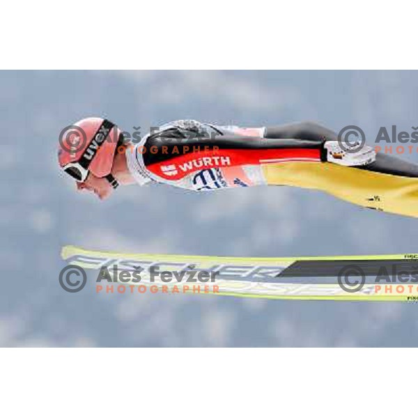 Severin Freund of Germany during final competition of FIS World Cup Ski Jumping season 2011-2012 in Planica, Slovenia on March 18, 2012 