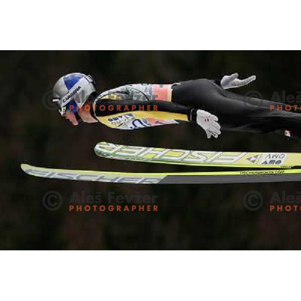Thomas Morgenstern of Austria during final competition of FIS World Cup Ski Jumping season 2011-2012 in Planica, Slovenia on March 18, 2012 