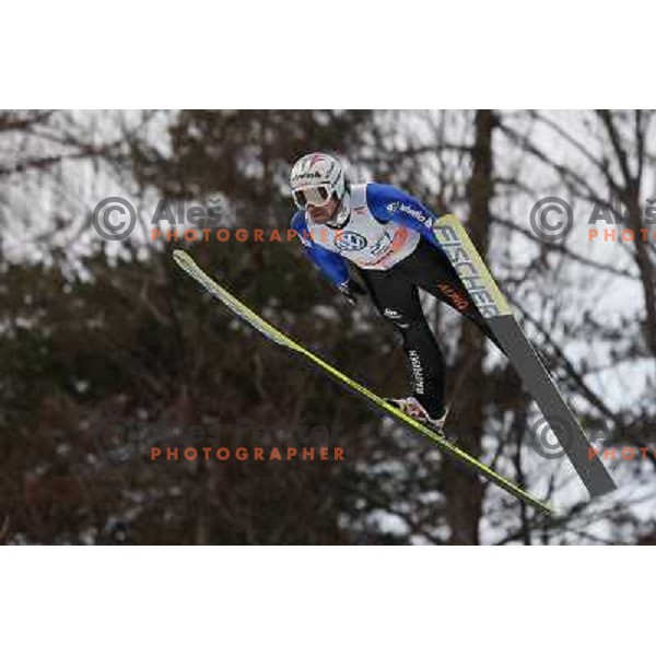 Simon Ammann of Switzerland during final competition of FIS World Cup Ski Jumping season 2011-2012 in Planica, Slovenia on March 18, 2012 