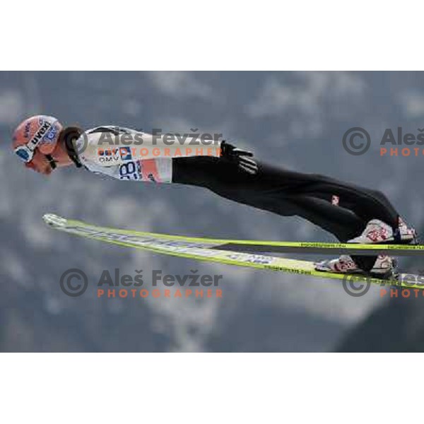 Martin Koch of Austria during final competition of FIS World Cup Ski Jumping season 2011-2012 in Planica, Slovenia on March 18, 2012 