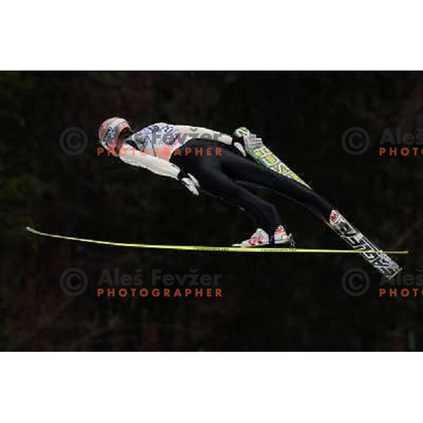 Martin Koch of Austria during final competition of FIS World Cup Ski Jumping season 2011-2012 in Planica, Slovenia on March 18, 2012 