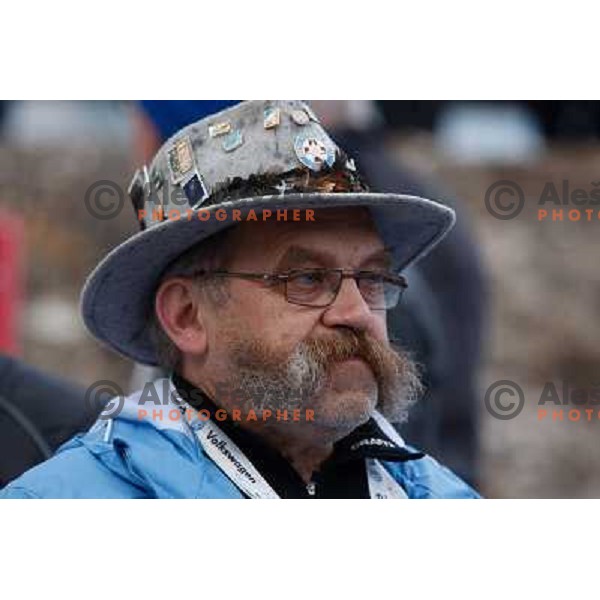 Fans during final competition of FIS World Cup Ski Jumping season 2011-2012 in Planica, Slovenia on March 18, 2012 