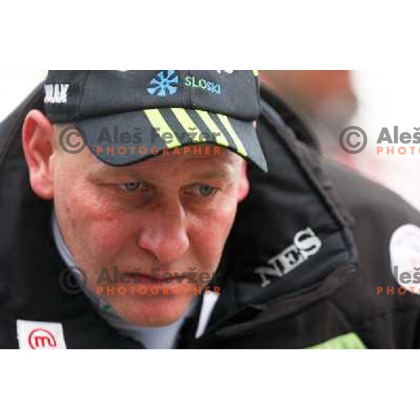 Goran Janus, head coach of Slovenia during final competition of FIS World Cup Ski Jumping season 2011-2012 in Planica, Slovenia on March 18, 2012 