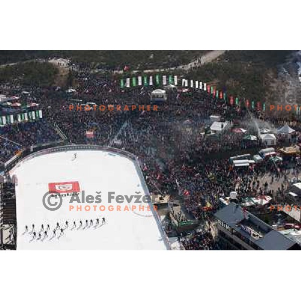 Spectators competition FIS Ski Jumping World Cup Planica 2012, on March 17, 2012, Planica, Slovenia. 