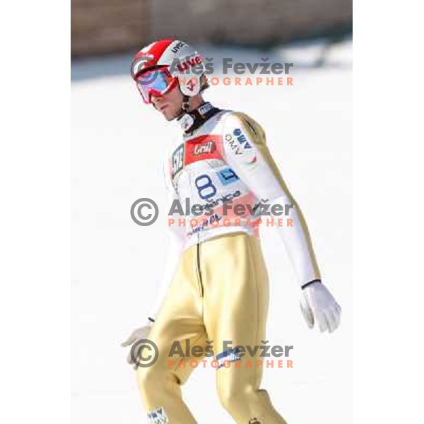 Robert Kranjec of Slovenia during team competition FIS Ski Jumping World Cup Planica 2012, on March 17, 2012, Planica, Slovenia. 
