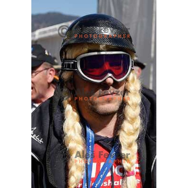 Fans during team competition FIS Ski Jumping World Cup Planica 2012, on March 17, 2012, Planica, Slovenia. 