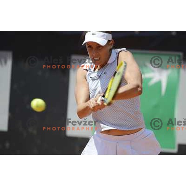Andreja Klepac (SLO) in action during Internazionali BNL Open D\'Italia, WTA tour in Rome, Italy on May 15, 2012 