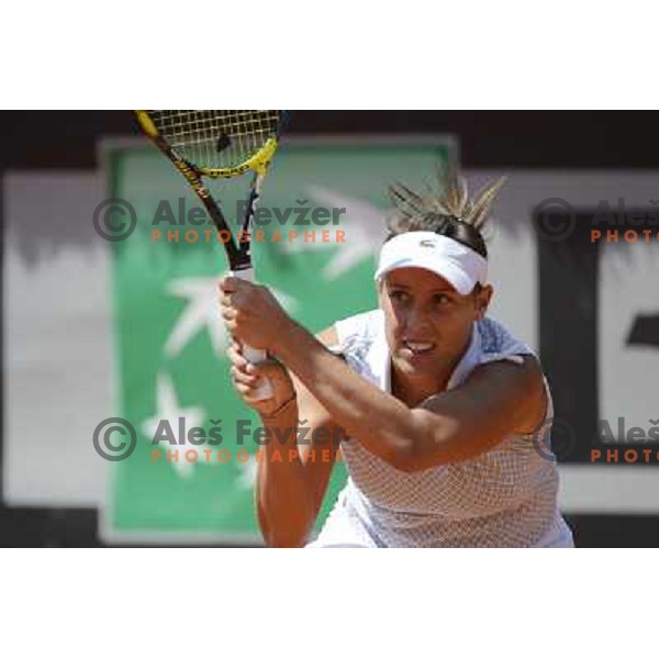 Andreja Klepac (SLO) in action during Internazionali BNL Open D\'Italia, WTA tour in Rome, Italy on May 15, 2012 