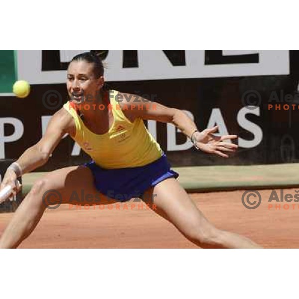 Flavia Pennetta of Italy in action during Internazionali BNL Open D\'Italia, WTA tour in Rome, Italy on May 17, 2012 