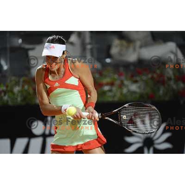 Ana Ivanovic of Serbia in action during Internazionali BNL Open D\'Italia, WTA tour in Rome, Italy on May 17, 2012 