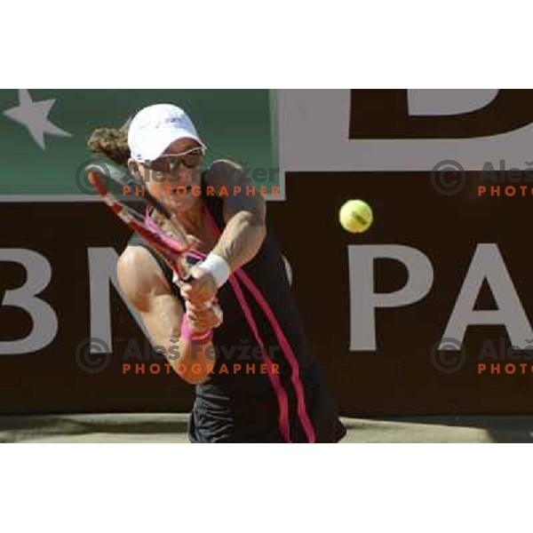 Samantha Stosur of Australia in action during Internazionali BNL Open D\'Italia, WTA tour in Rome, Italy on May 17, 2012 