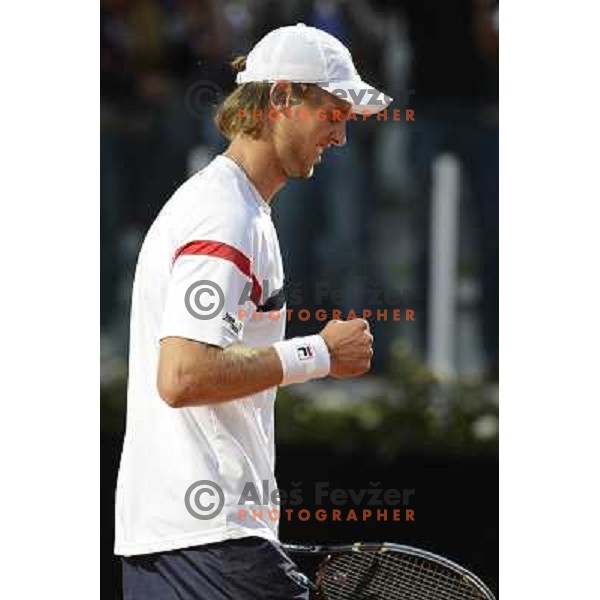 Andreas Seppi of Italy in action during Internazionali BNL d\'Italia, ATP tournament in Rome, Italy on May 17,2012 