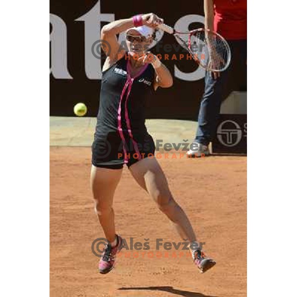 Samantha Stosur of Australia in action during Internazionali BNL Open D\'Italia, WTA tour in Rome, Italy on May 17, 2012 