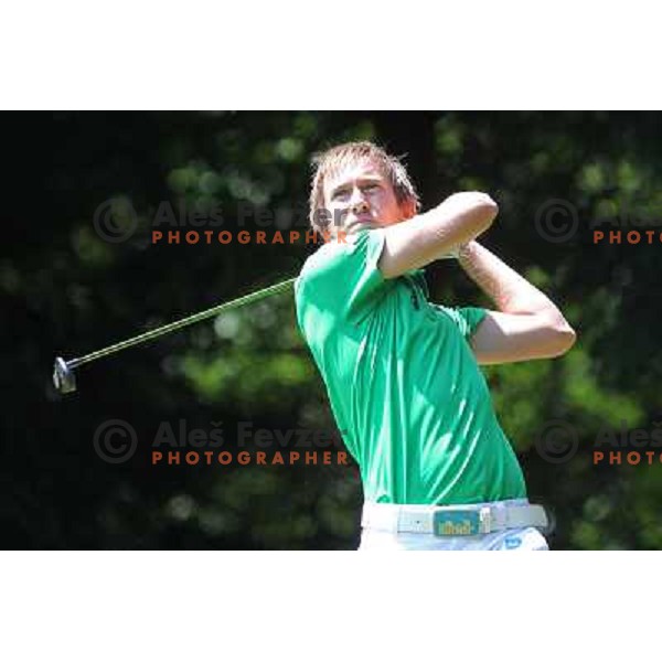 Jason Palmer of England in action during first round of Lumar Slovenian Open 2012, Alps tour tournament, played at golf course Ptuj, Slovenia on May 24,2012 