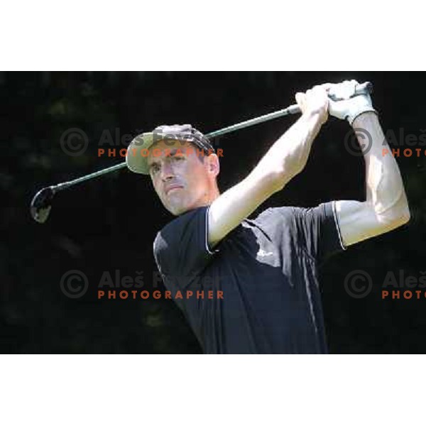 Dominique Nouailhac of France in action during first round of Lumar Slovenian Open 2012, Alps tour tournament, played at golf course Ptuj, Slovenia on May 24,2012 