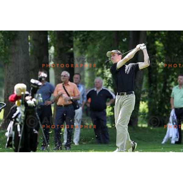 Dominique Nouailhac of France in action during first round of Lumar Slovenian Open 2012, Alps tour tournament, played at golf course Ptuj, Slovenia on May 24,2012 